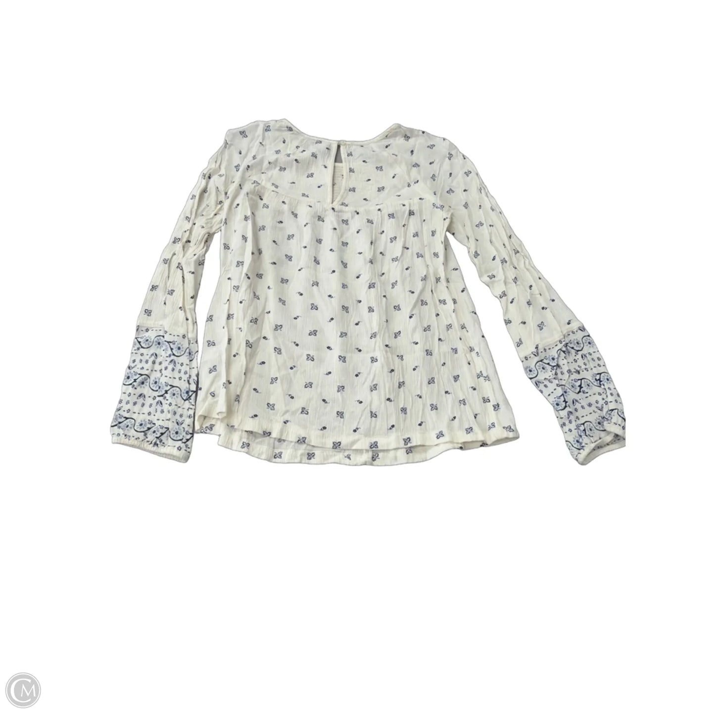 Top Short Sleeve By Old Navy In Cream, Size: M