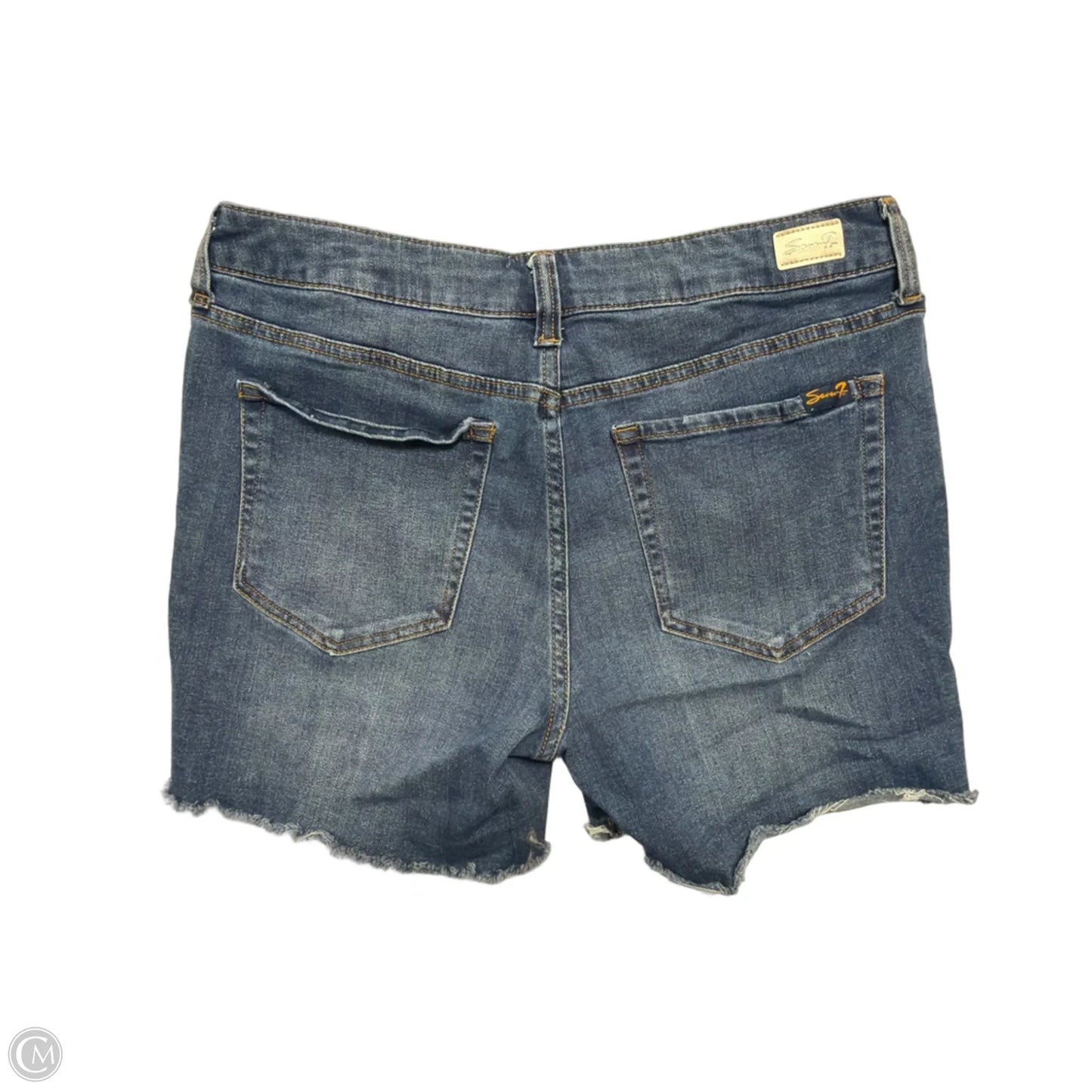 Shorts By Seven 7 In Blue Denim, Size: 8