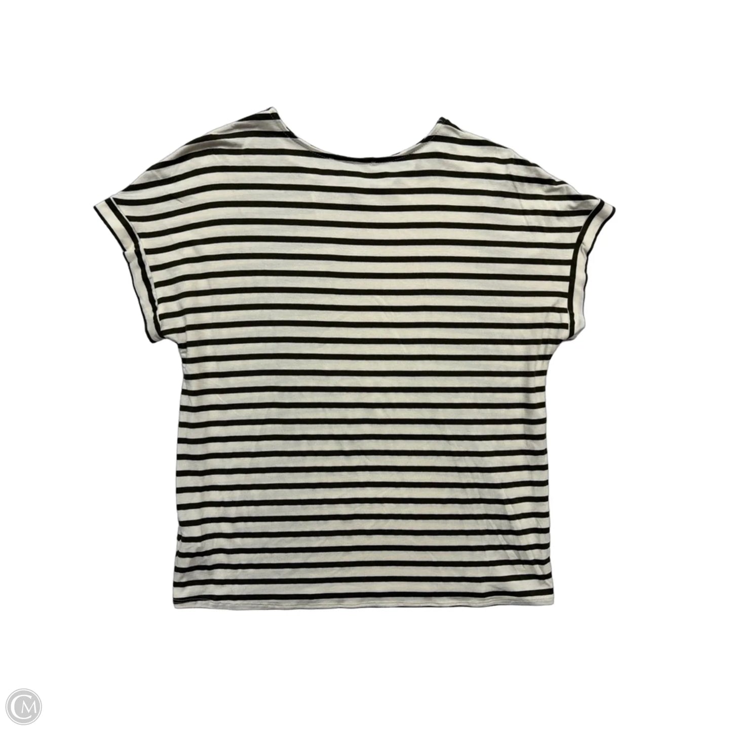Top Short Sleeve By Clothes Mentor In Striped Pattern, Size: L