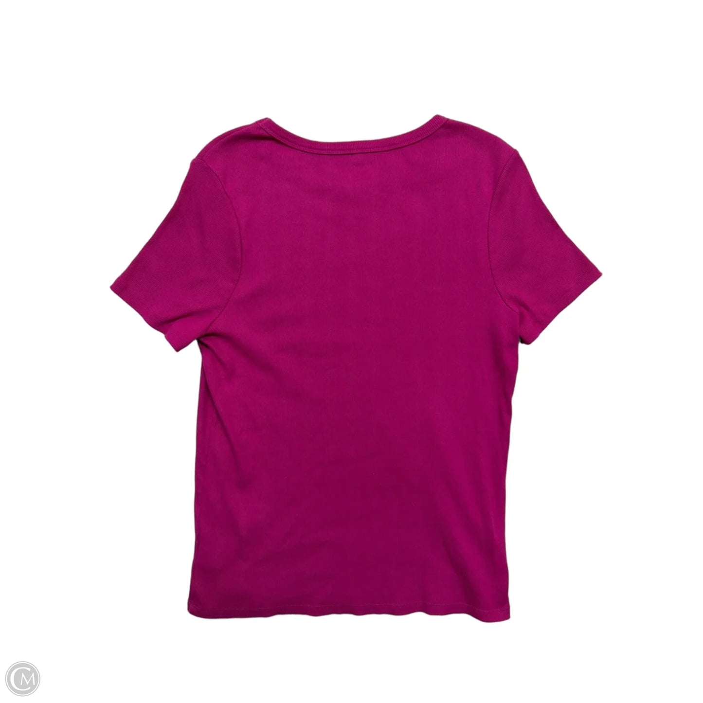Top Short Sleeve By Time And Tru In Pink, Size: Xl