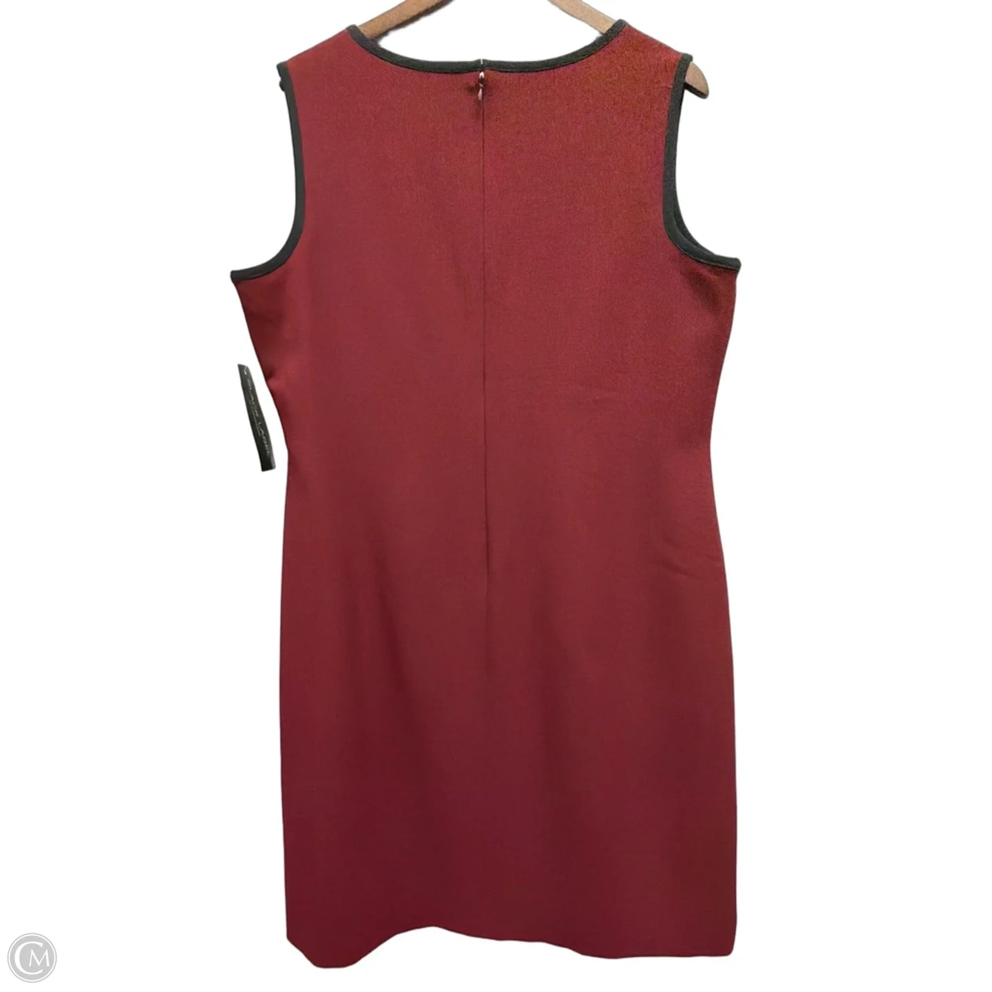 Dress Work By Evan-picone In Black & Red, Size: Xl