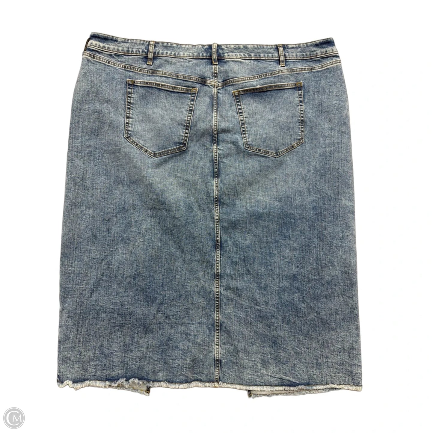 Skirt Midi By Torrid In Blue Denim, Size: 3x