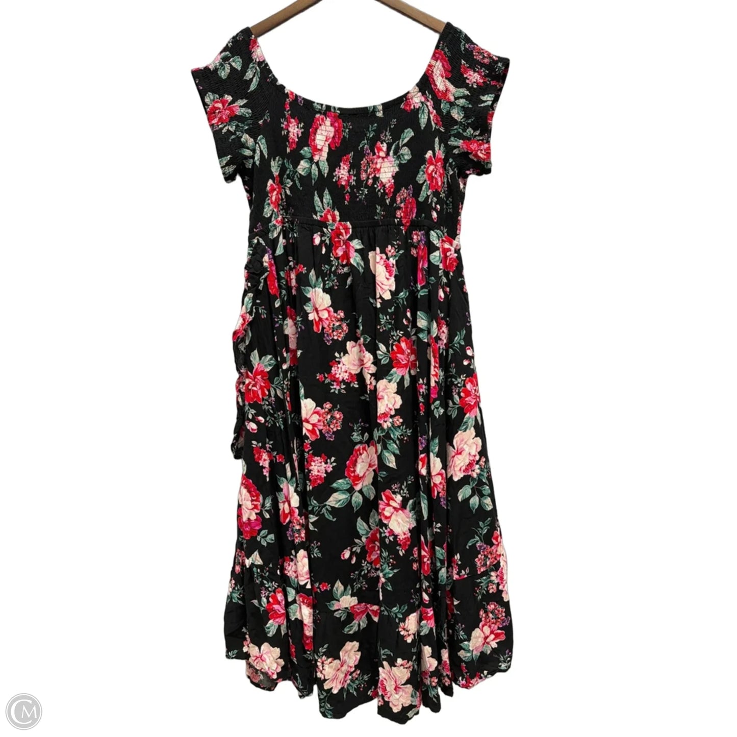 Dress Casual Midi By Torrid In Floral Print, Size: 3x