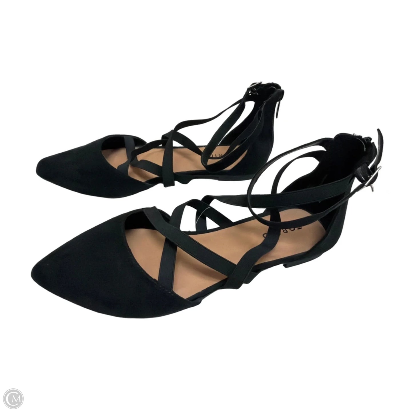 Shoes Flats By Torrid In Black, Size: 10