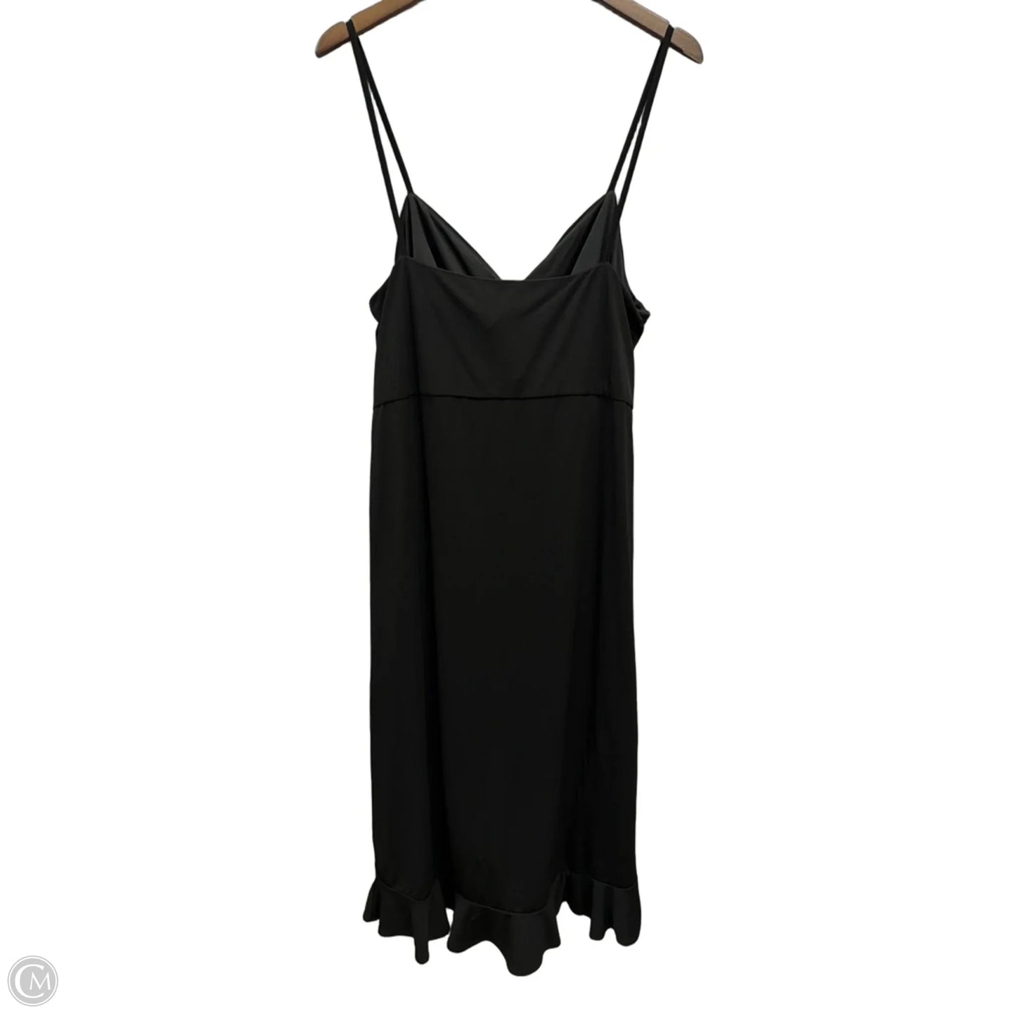 Dress Casual Midi By Eloquii In Black, Size: 1x