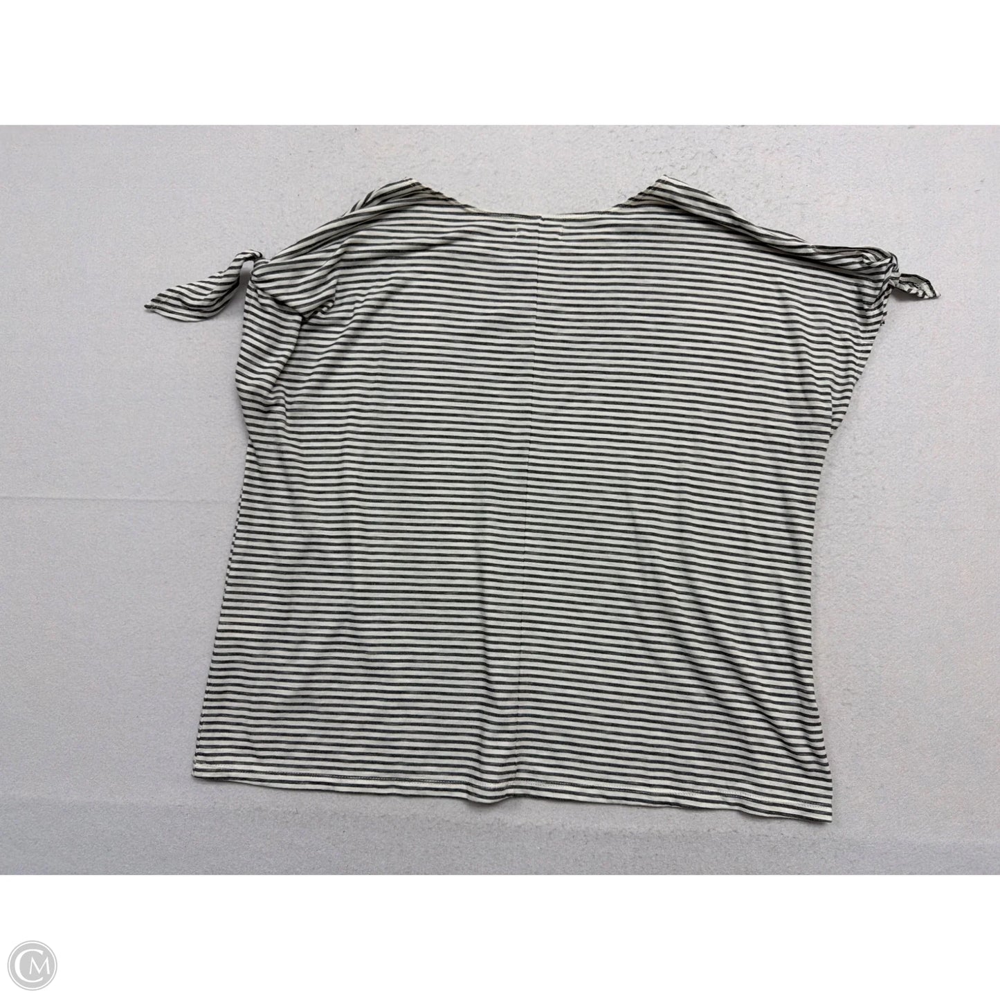Top Short Sleeve By Max Studio In Striped Pattern, Size: 1x