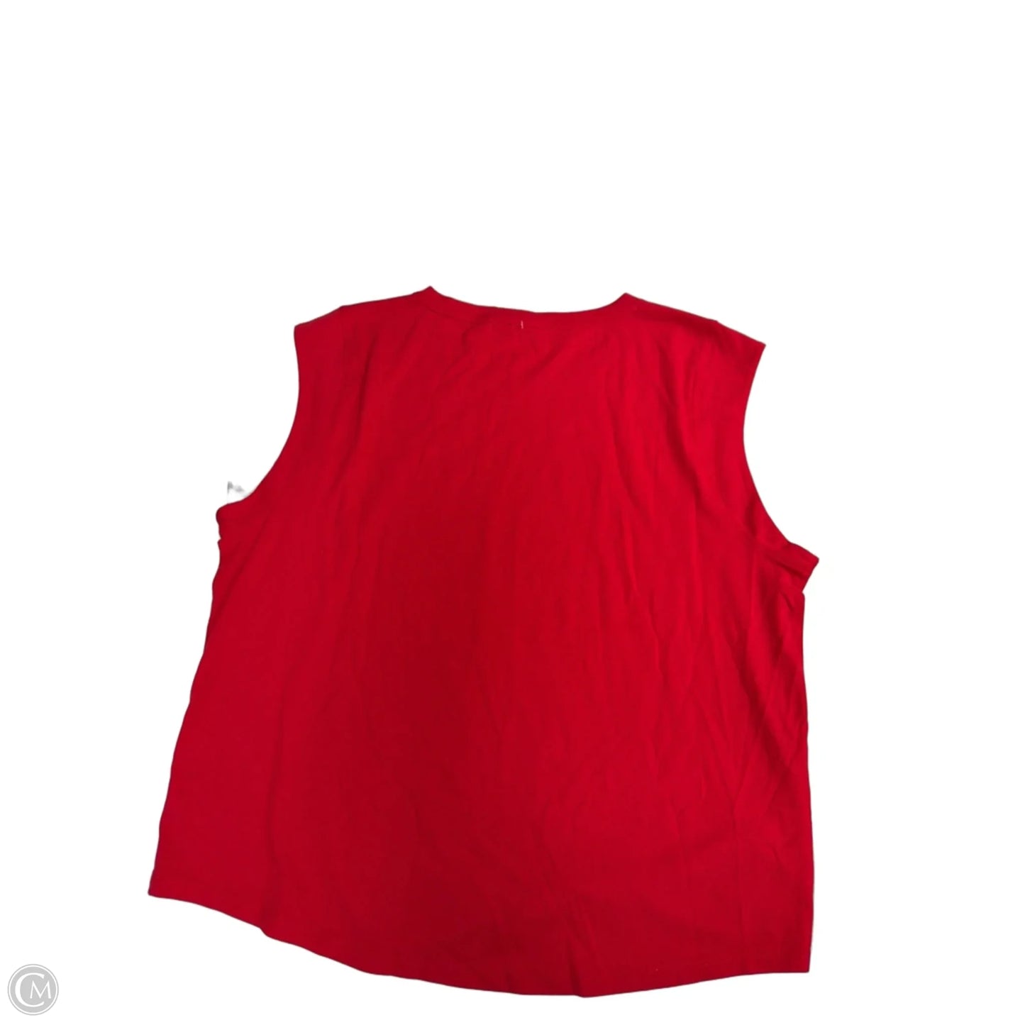 Top Sleeveless By Talbots In Red, Size: Xlp