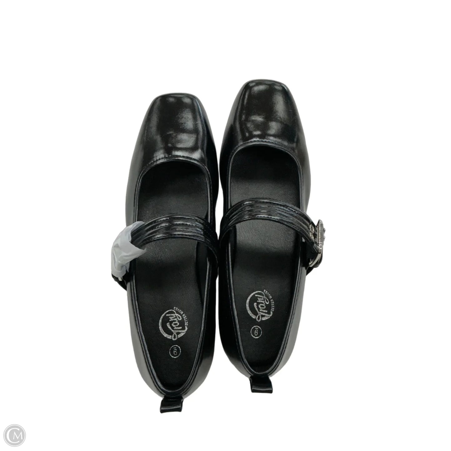 Shoes Flats By Clothes Mentor In Black, Size: 9