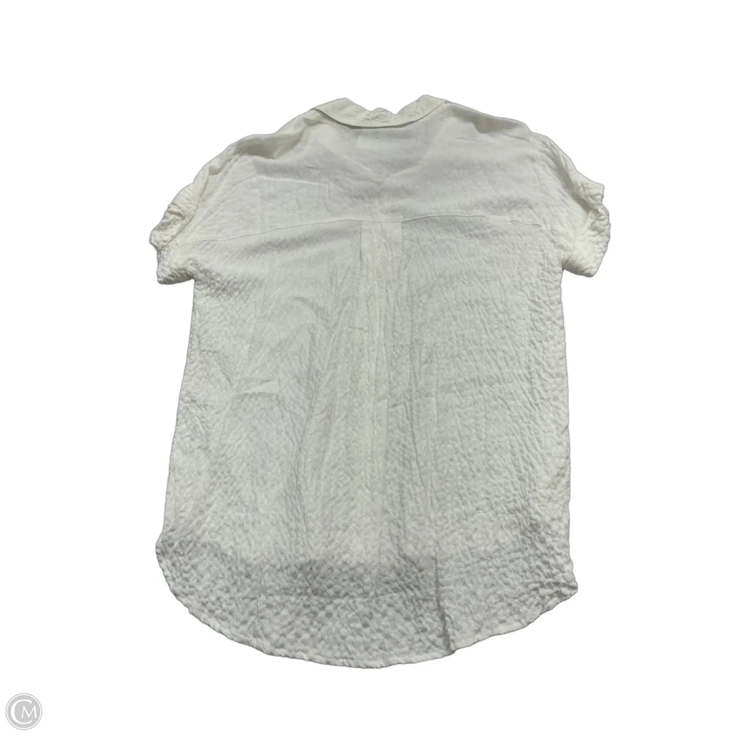 Top Short Sleeve By Jane And Delancey In Cream, Size: M