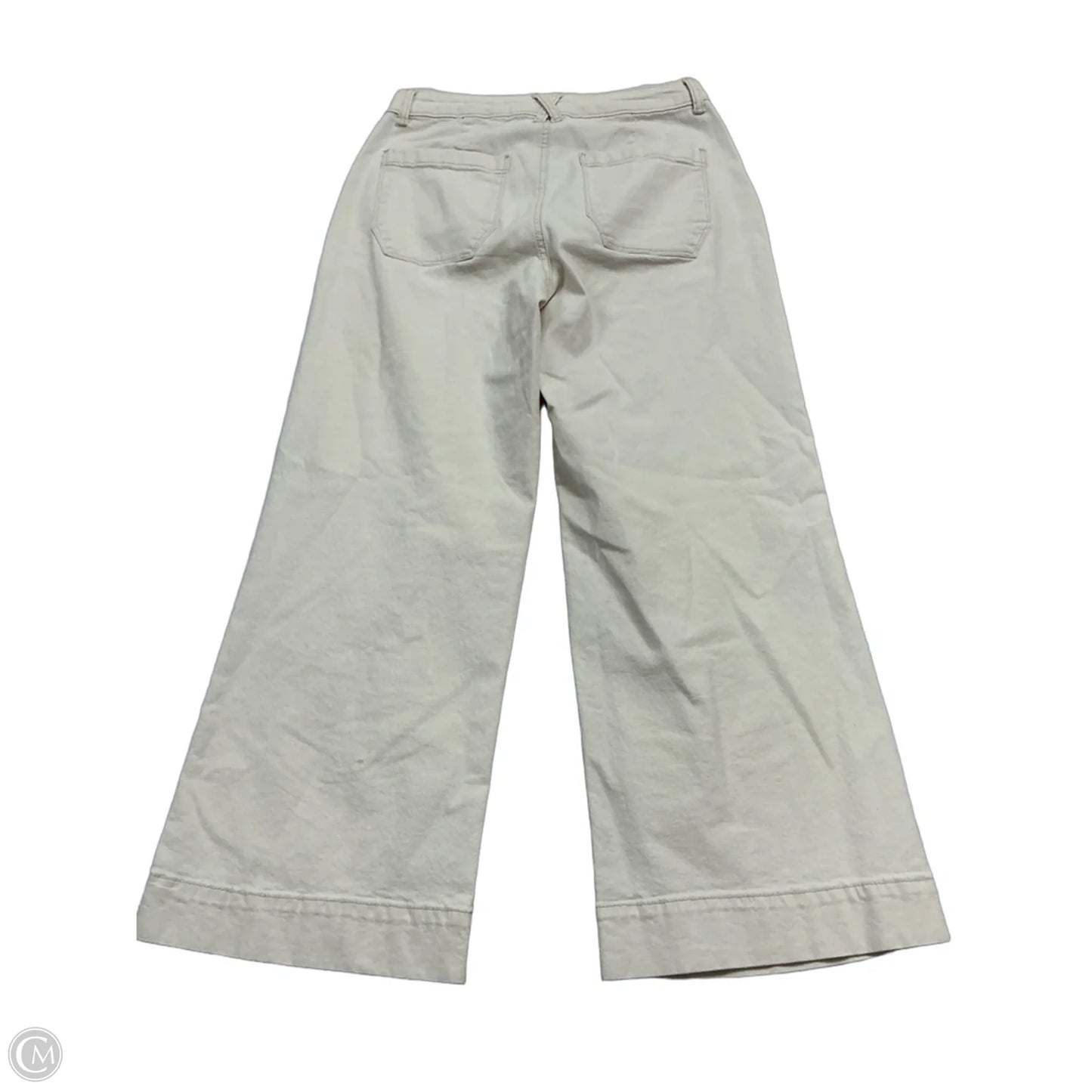 Jeans Wide Leg By Sonoma In Cream, Size: 6