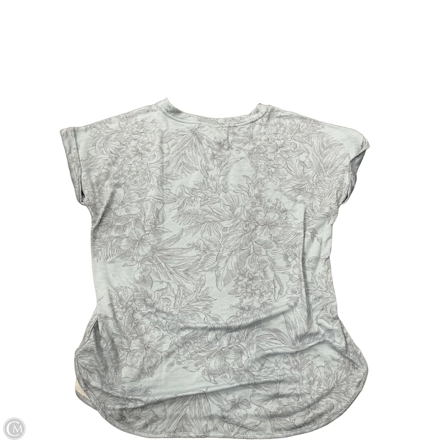 Top Short Sleeve By Cupio In Floral Print, Size: Xl