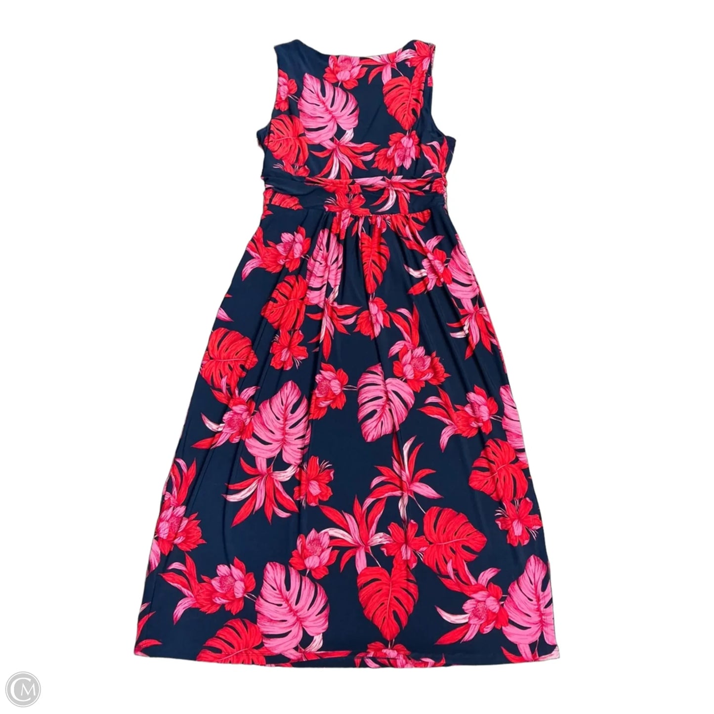 Dress Casual Maxi By Clothes Mentor In Floral Print, Size: L
