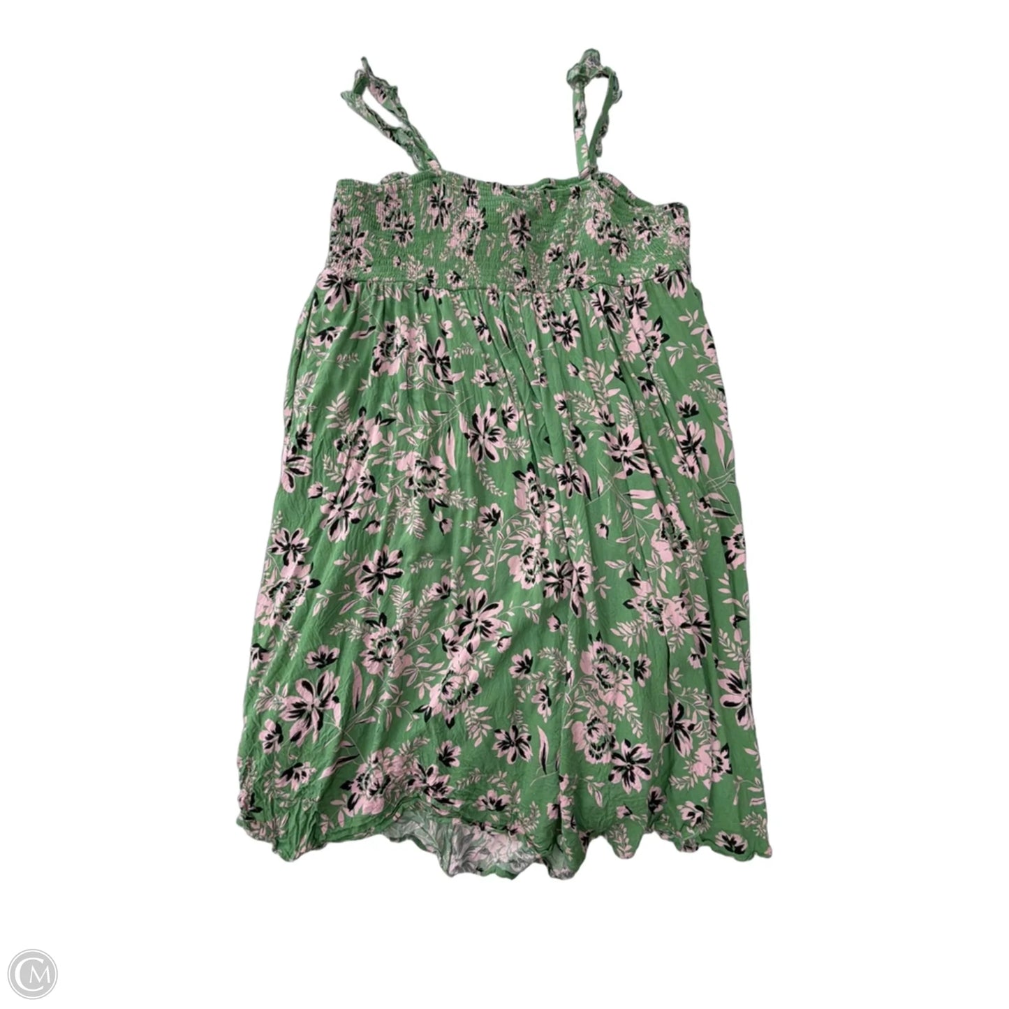 Dress Casual Midi By Torrid In Green & Pink, Size: 4x