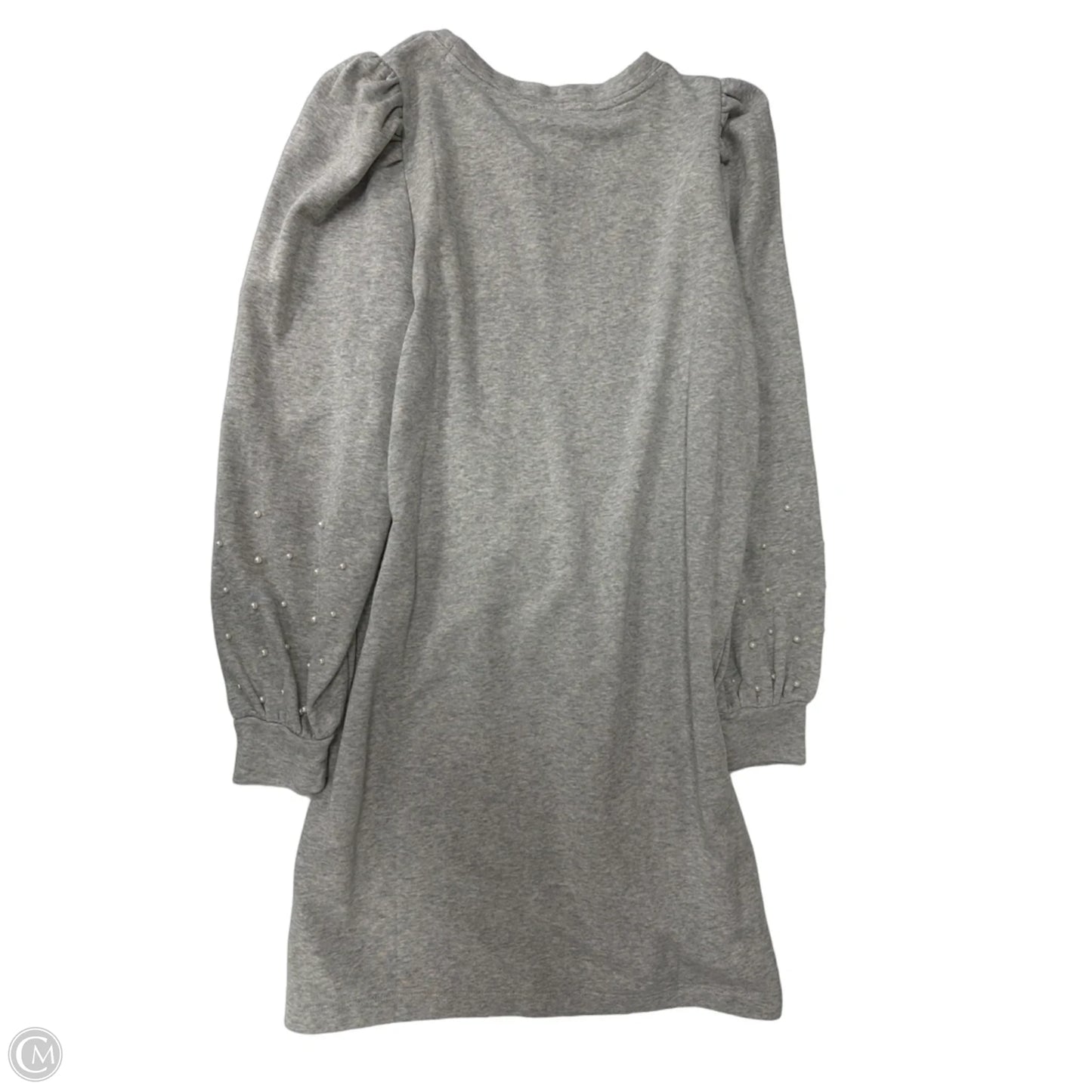 Dress Casual Midi By Loft In Grey, Size: Mp