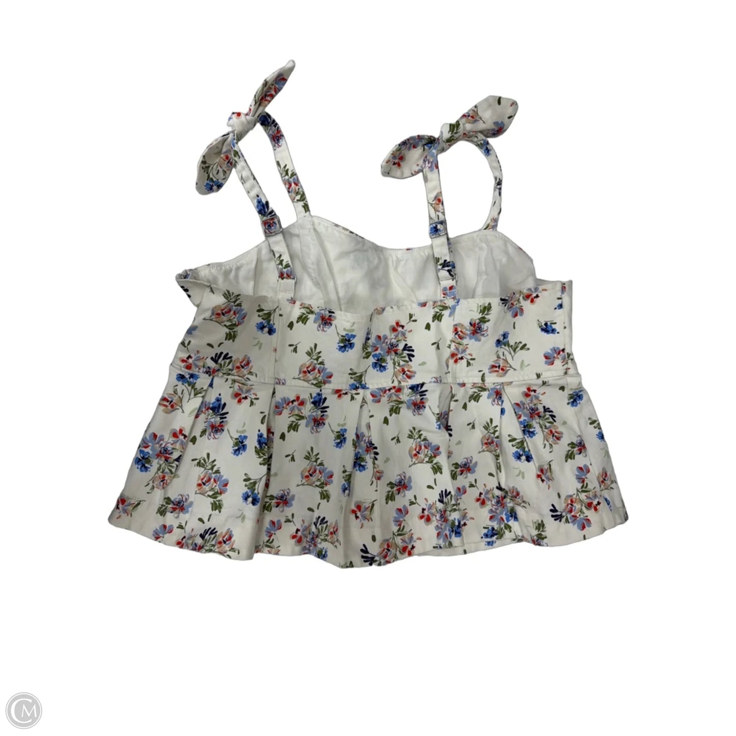 Tank Top By Free Assembly In Floral Print, Size: 1x