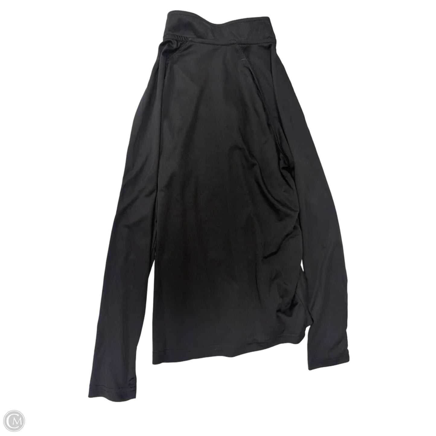Athletic Top Long Sleeve Collar By Colosseum In Black, Size: M