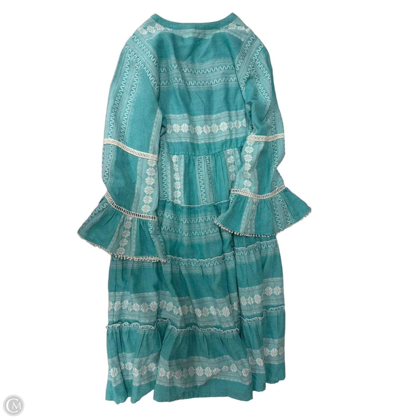 Dress Casual Midi By Soft Surroundings In Aqua, Size: M