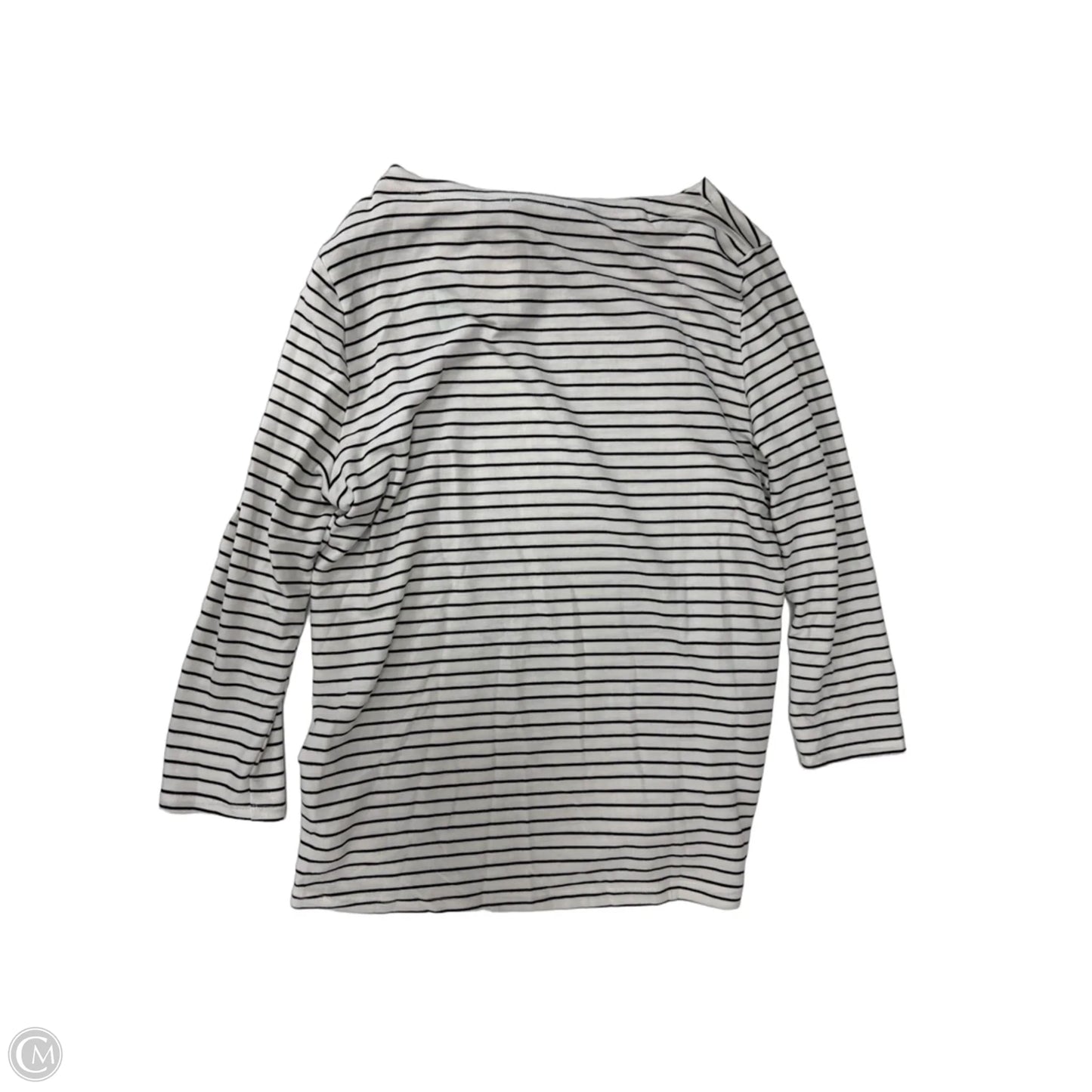 Top Long Sleeve By Pink Clover In Striped Pattern, Size: L