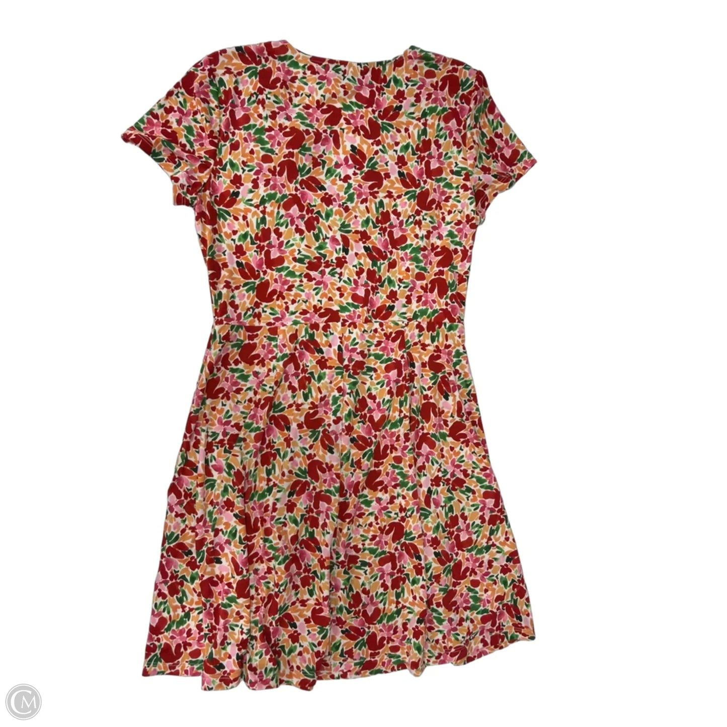 Dress Casual Midi By Maggy London In Floral Print, Size: M