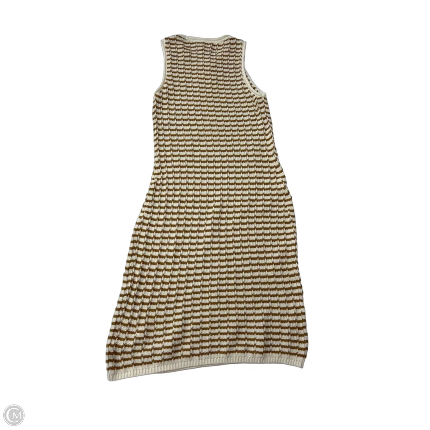 Dress Casual Midi By A New Day In Striped Pattern, Size: S