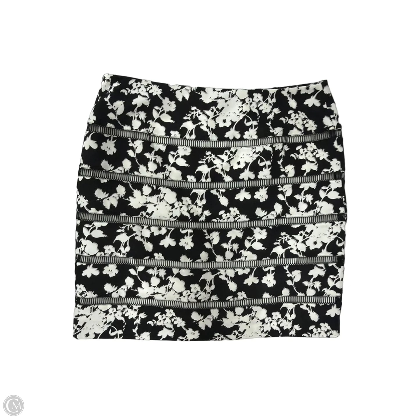 Skirt Midi By White House Black Market In Black & White, Size: M