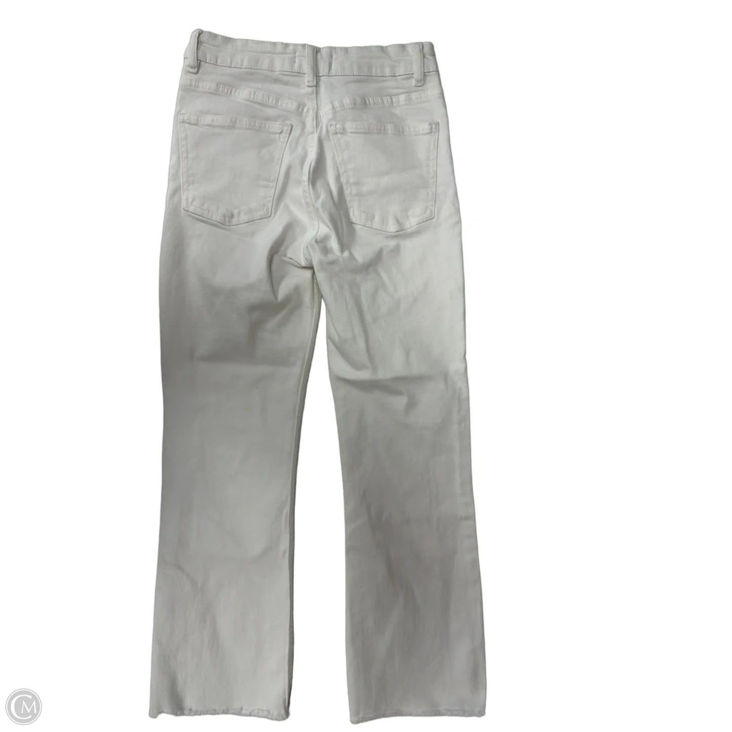 Jeans Cropped By Zara In White, Size: 4