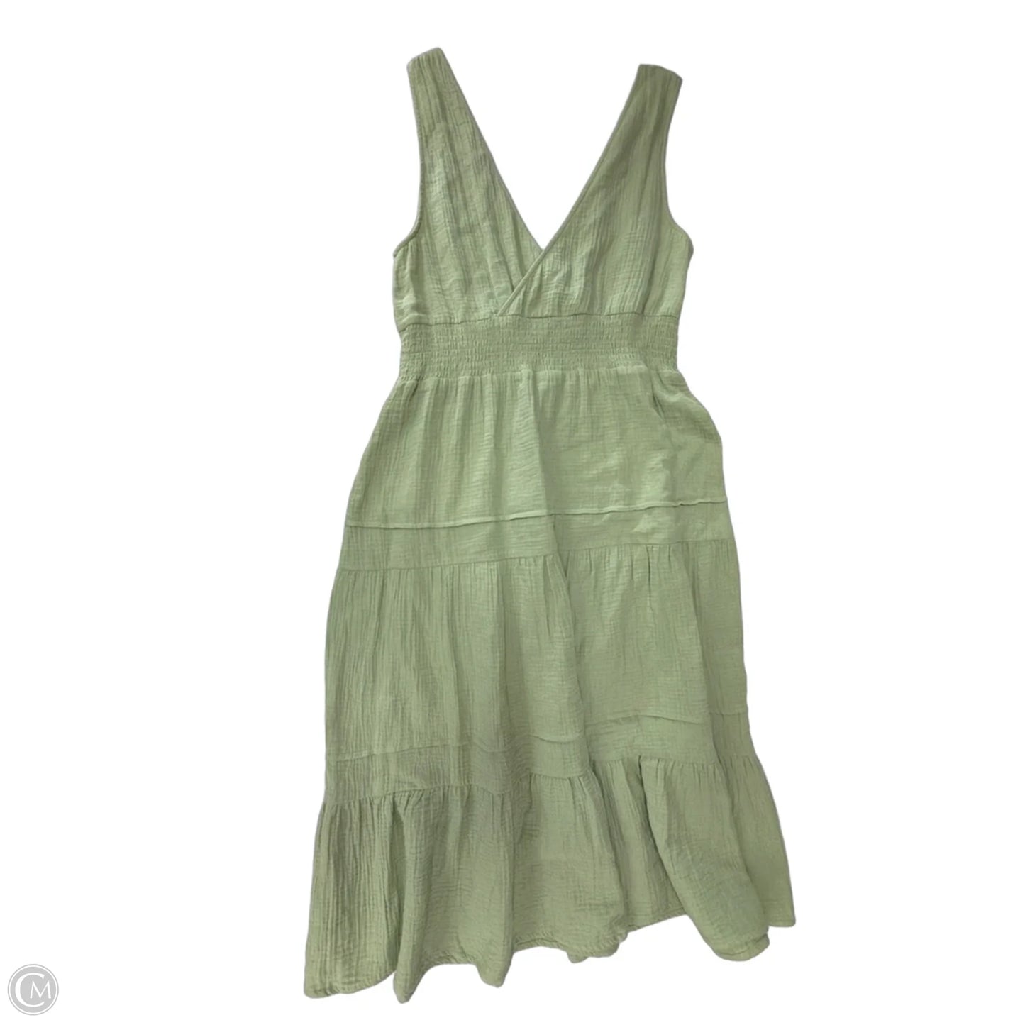 Dress Casual Midi By Versona In Green, Size: Xl