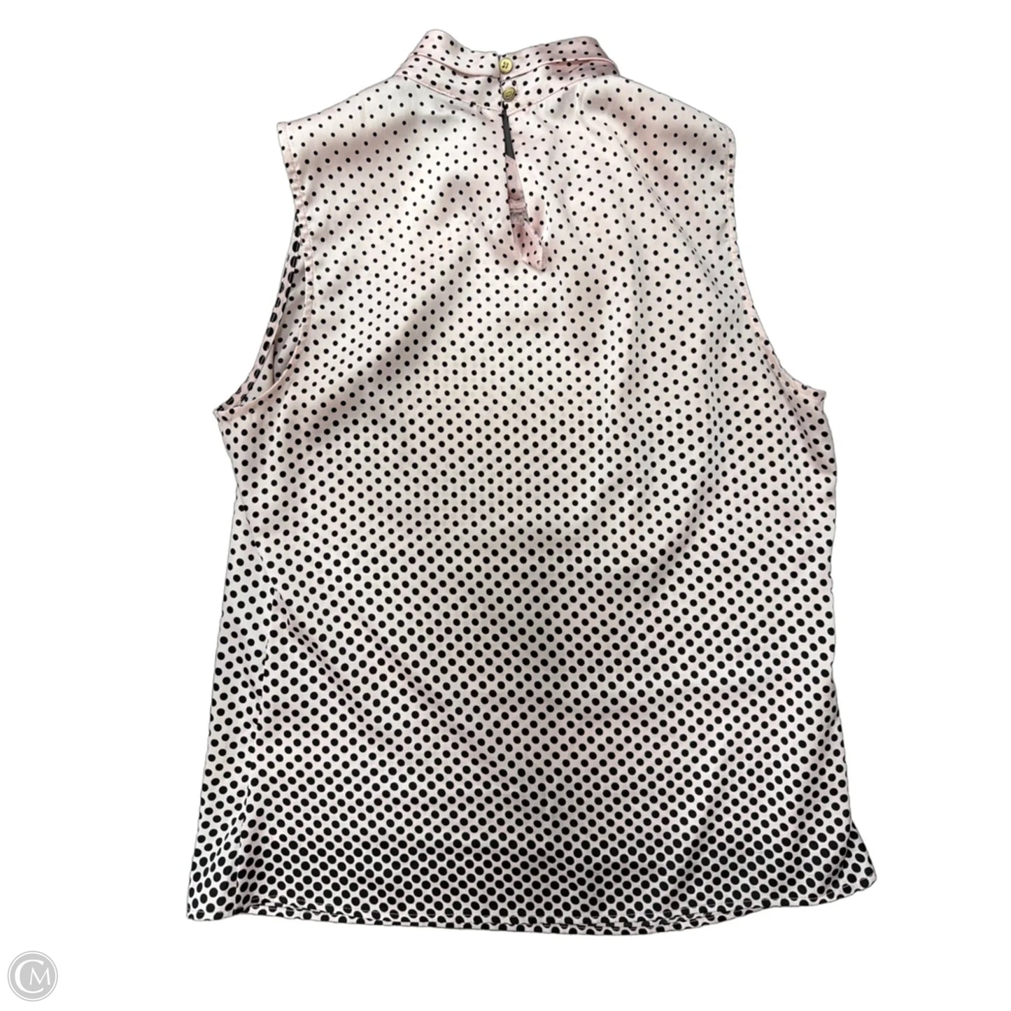 Top Sleeveless By New York And Co In Black & Pink, Size: S