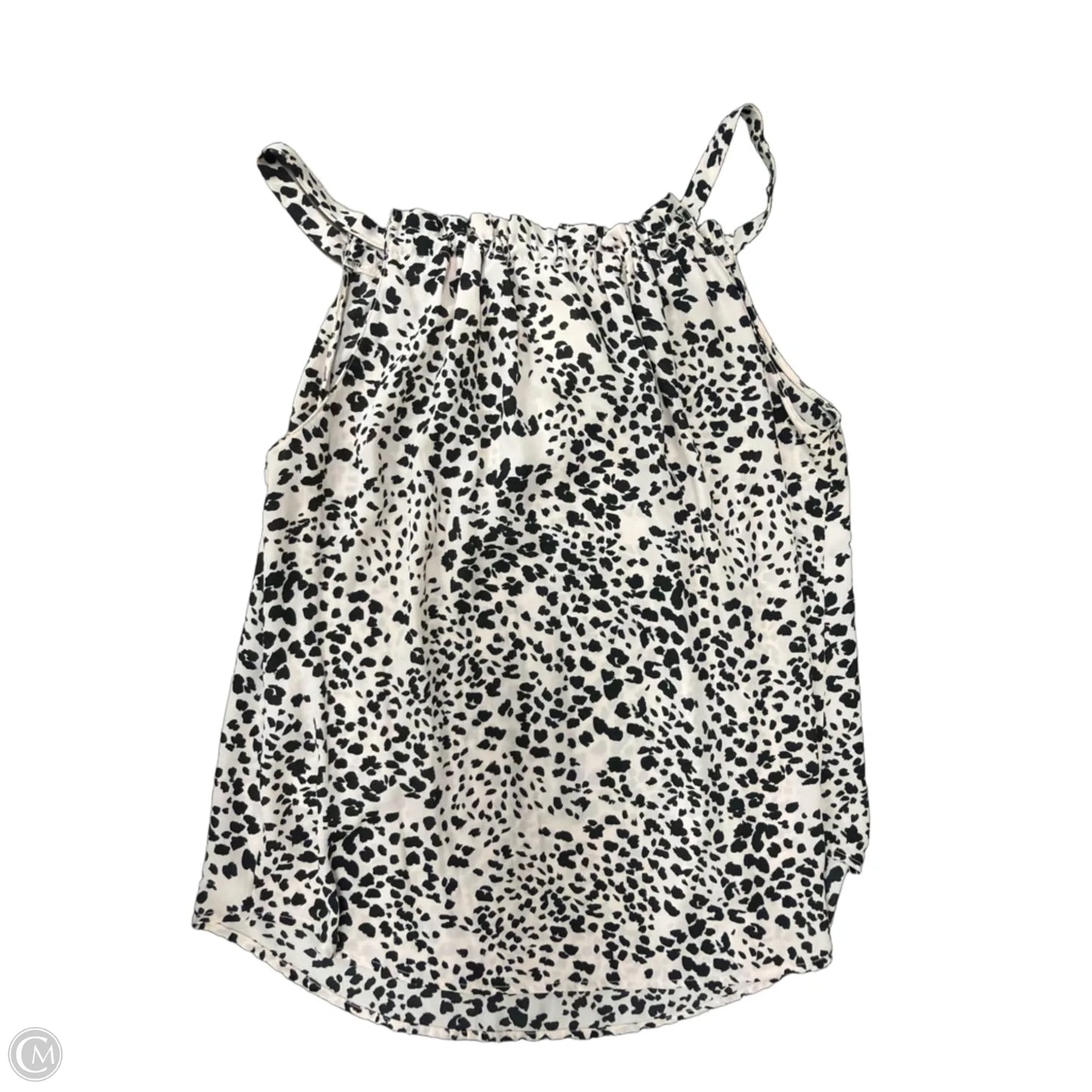 Top Sleeveless By Lush In Black & Pink, Size: M
