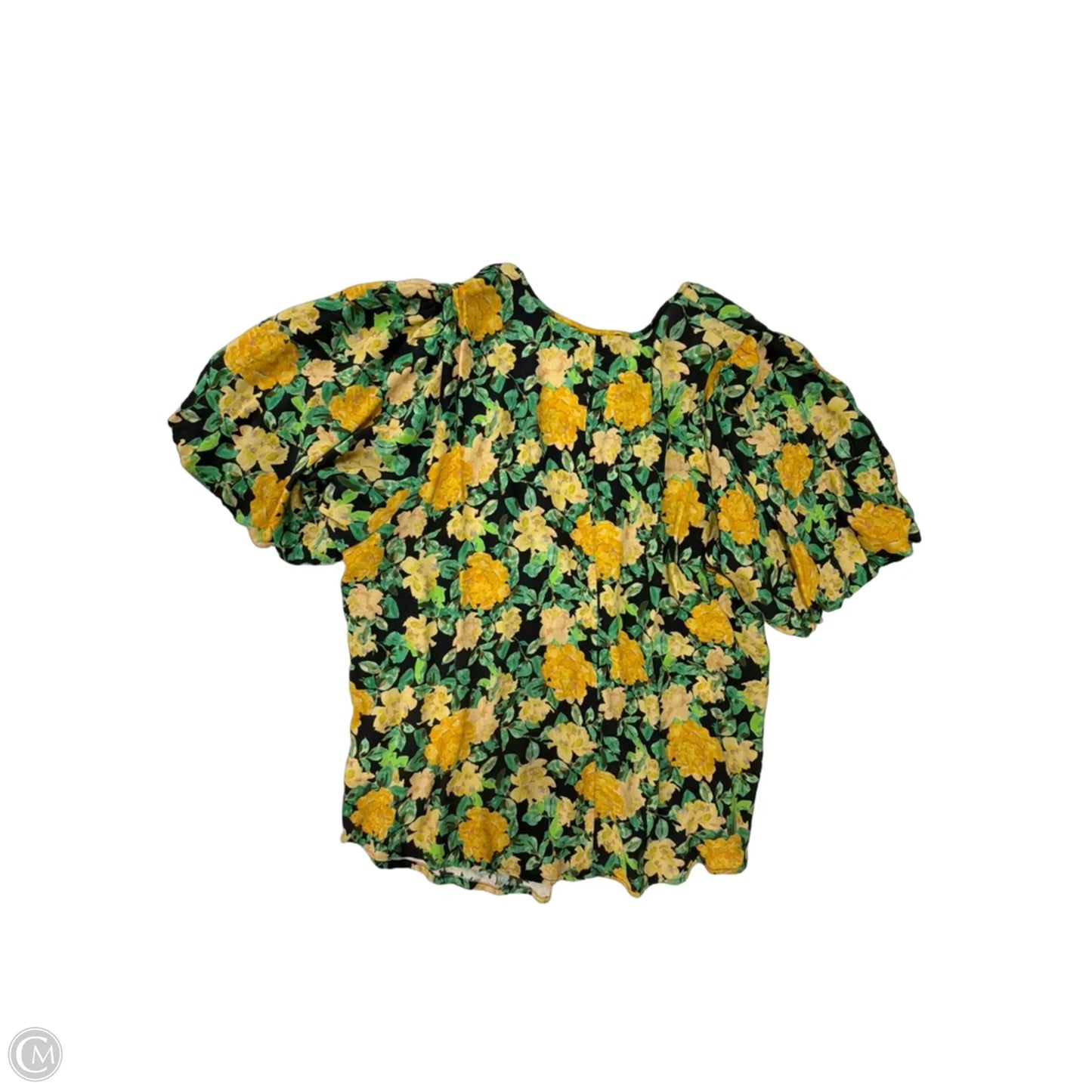 Top Short Sleeve By Karen Kane In Floral Print, Size: 2x