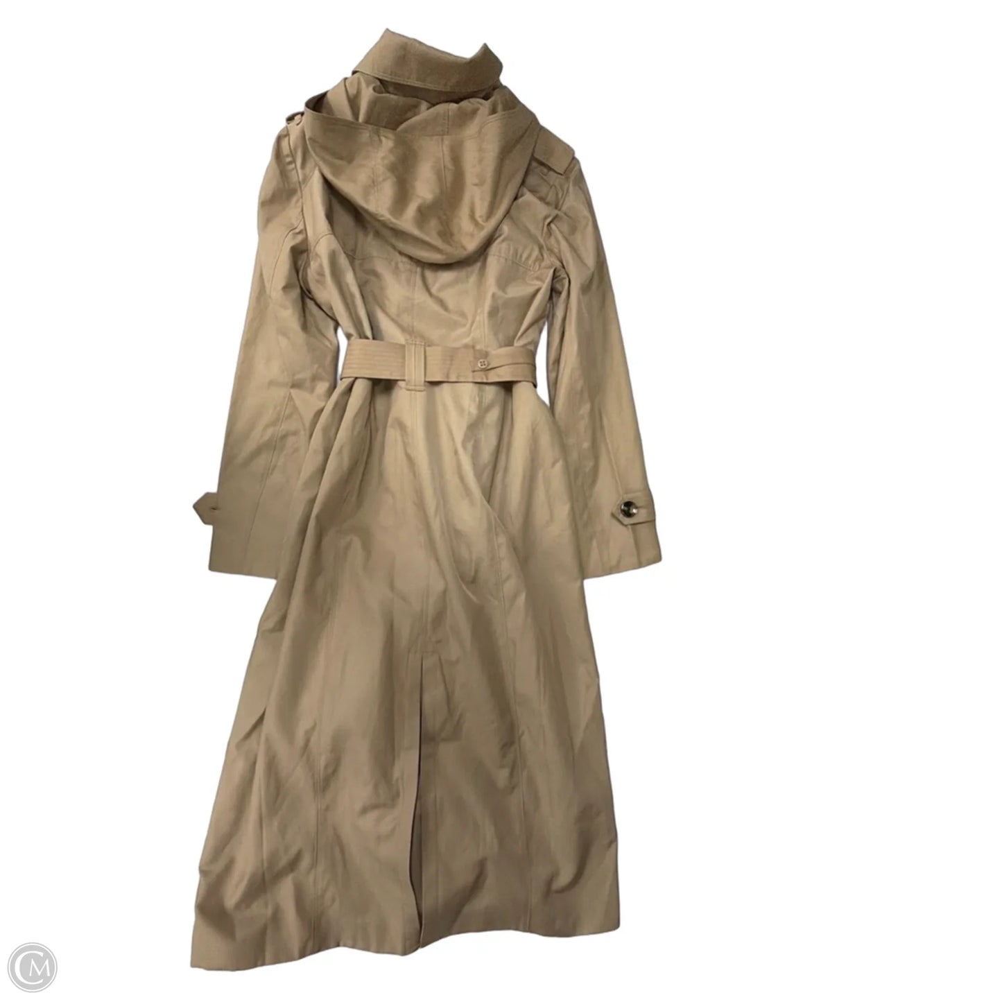 Coat Trench Coat By London Fog In Tan, Size: M
