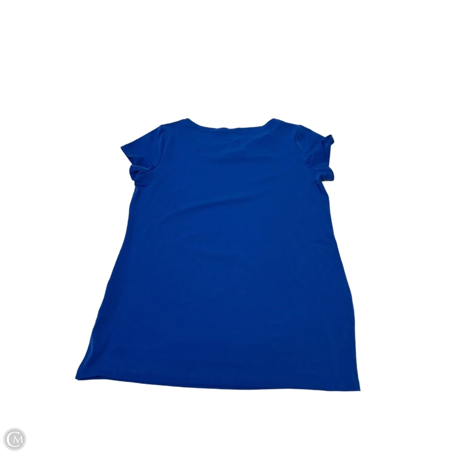 Top Short Sleeve By Susan Graver In Blue, Size: Xs