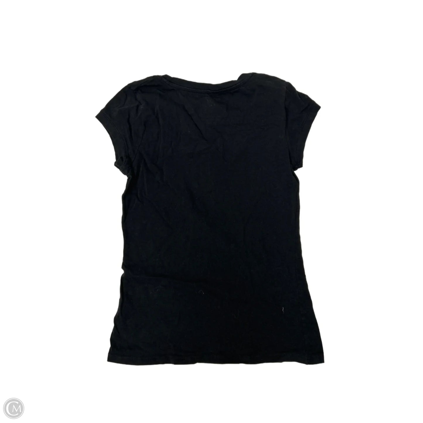 Top Short Sleeve Basic By Clothes Mentor In Black, Size: L