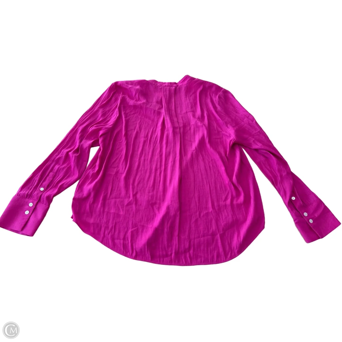 Top Long Sleeve By Banana Republic In Pink, Size: Xl