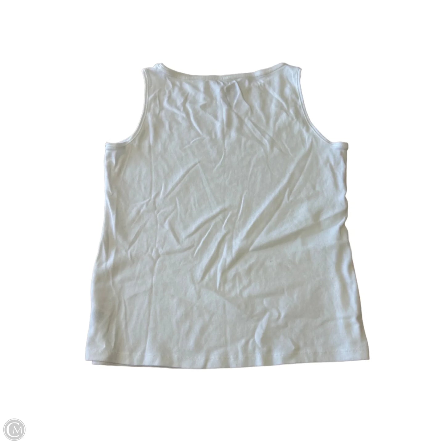 Tank Top By Talbots In White, Size: L