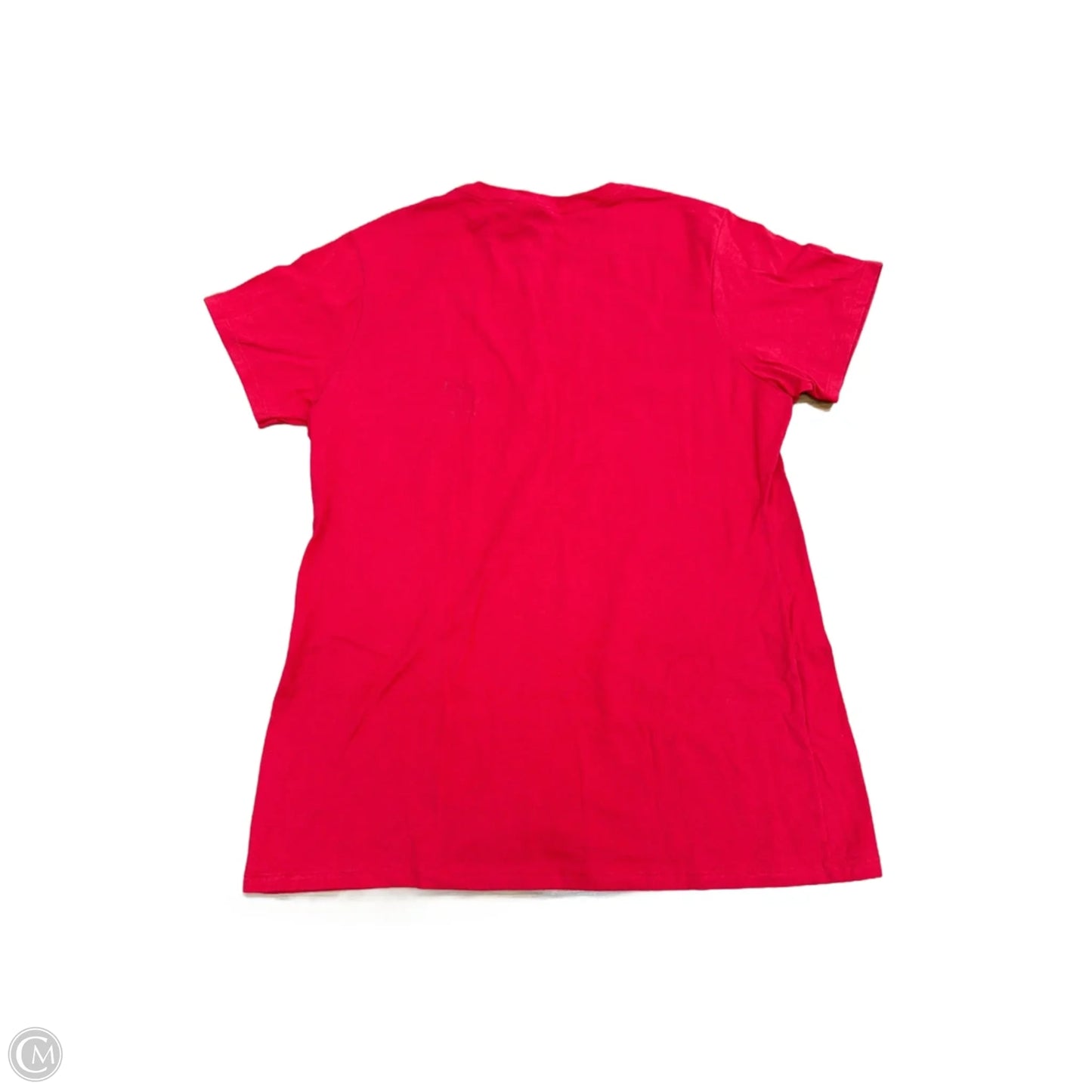 Top Short Sleeve By Port & Company In Red, Size: L