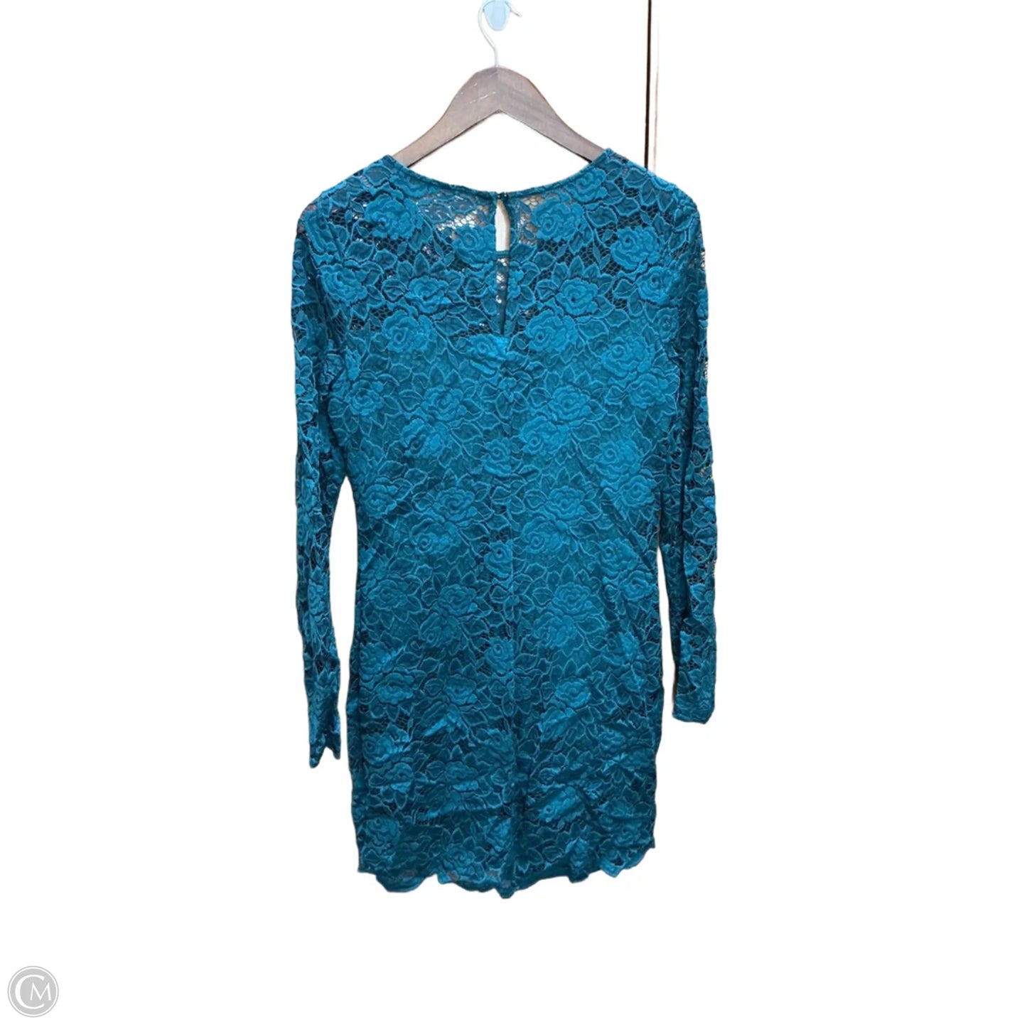 Dress Party Midi By Fortune & Ivy In Teal, Size: L
