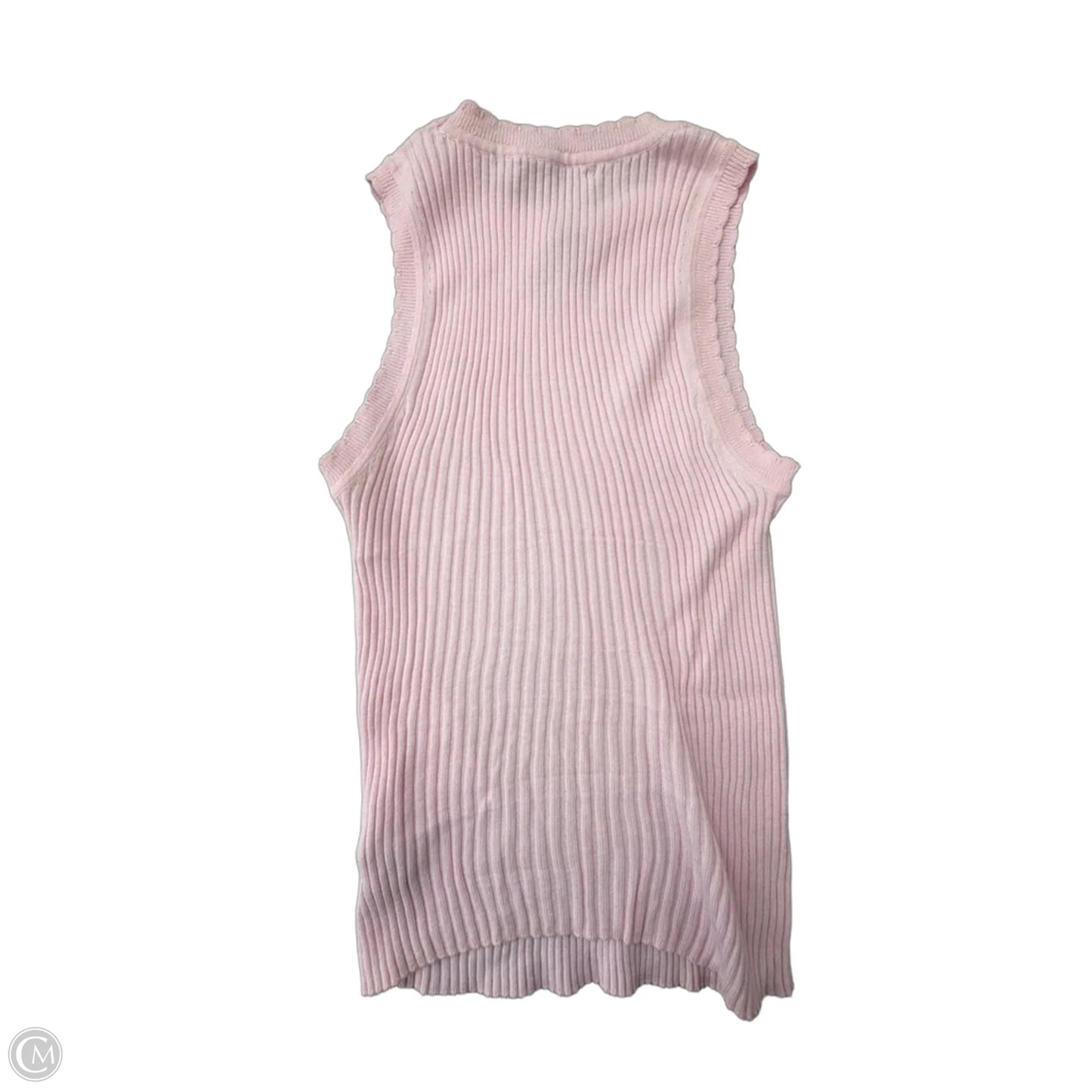Tank Top By Free Assembly In Pink, Size: M