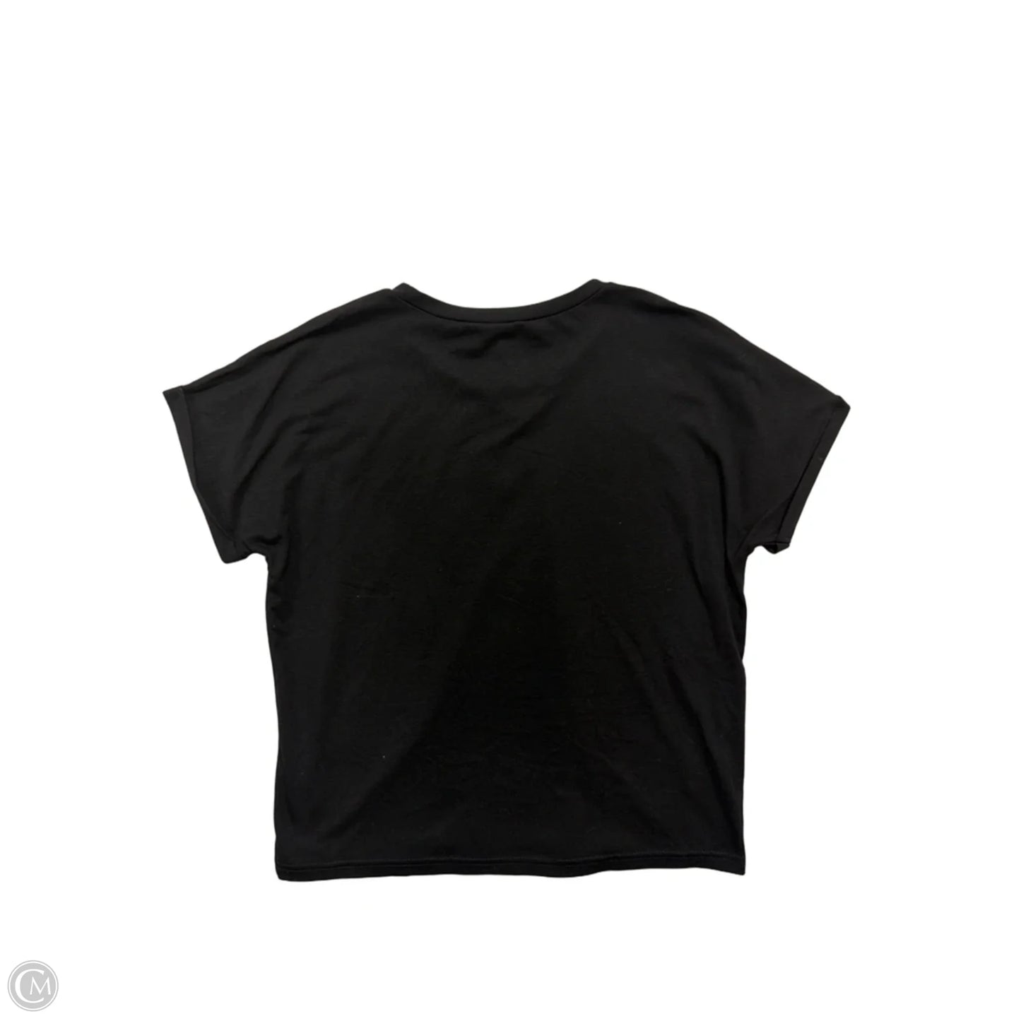 Top Short Sleeve By Ontwelfth In Black, Size: L