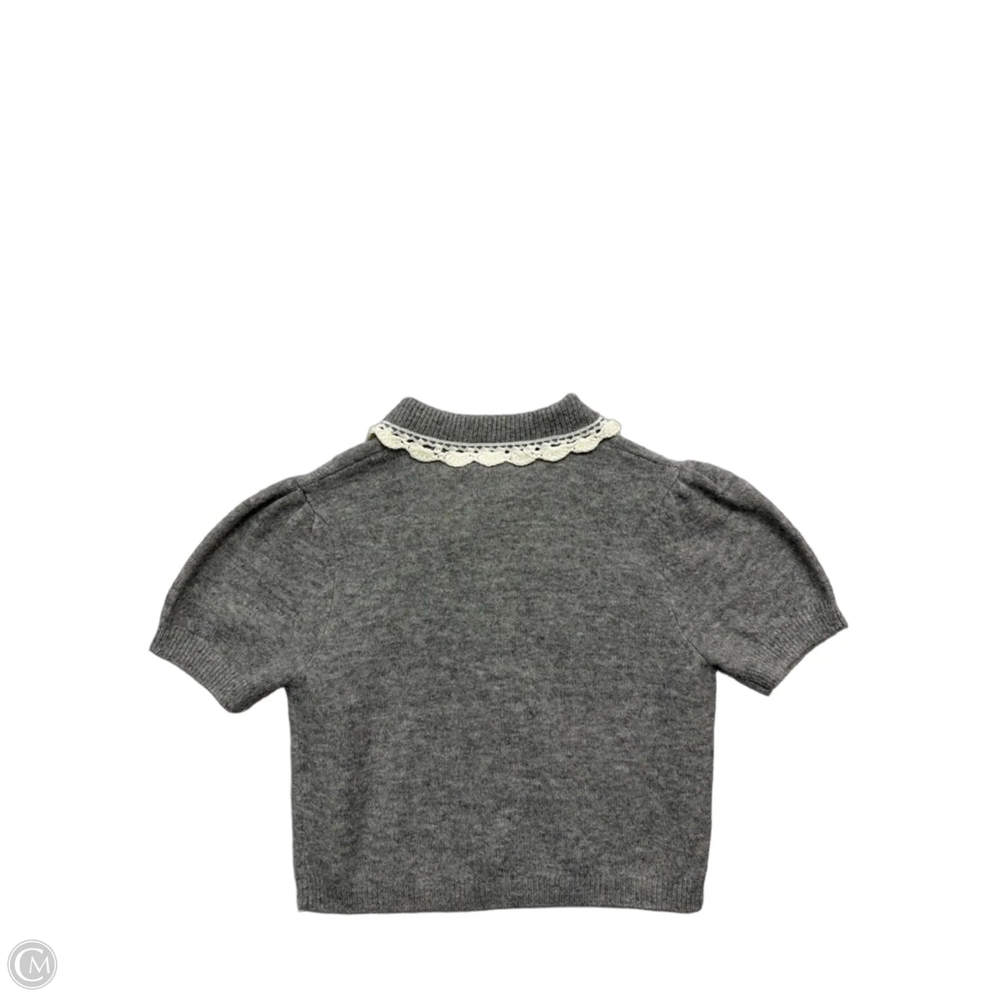 Top Short Sleeve By Sincerely Jules In Grey, Size: L