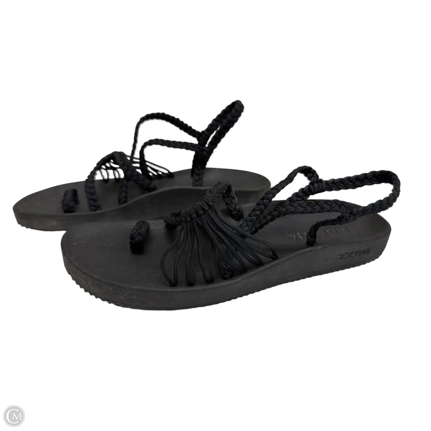 Sandals Flats By Cmb In Black, Size: 12