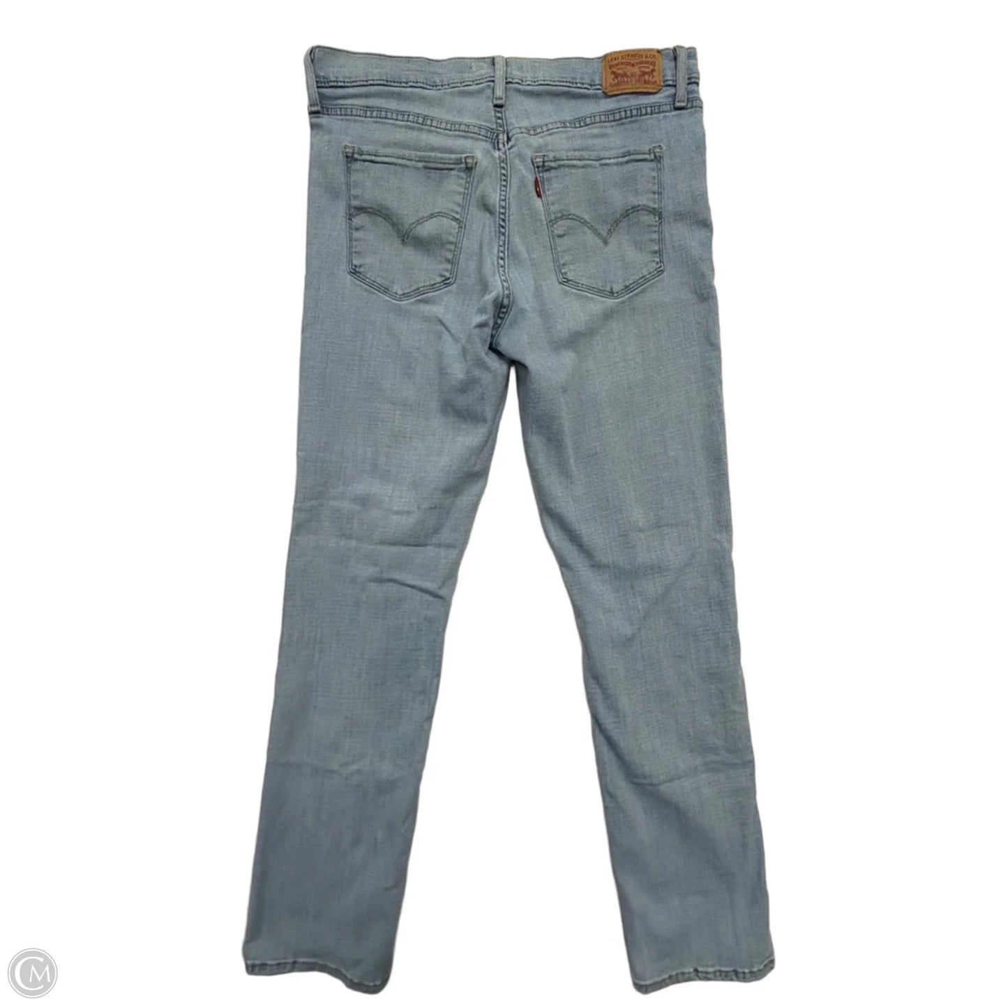 Jeans Skinny By Levis In Blue Denim, Size: 10
