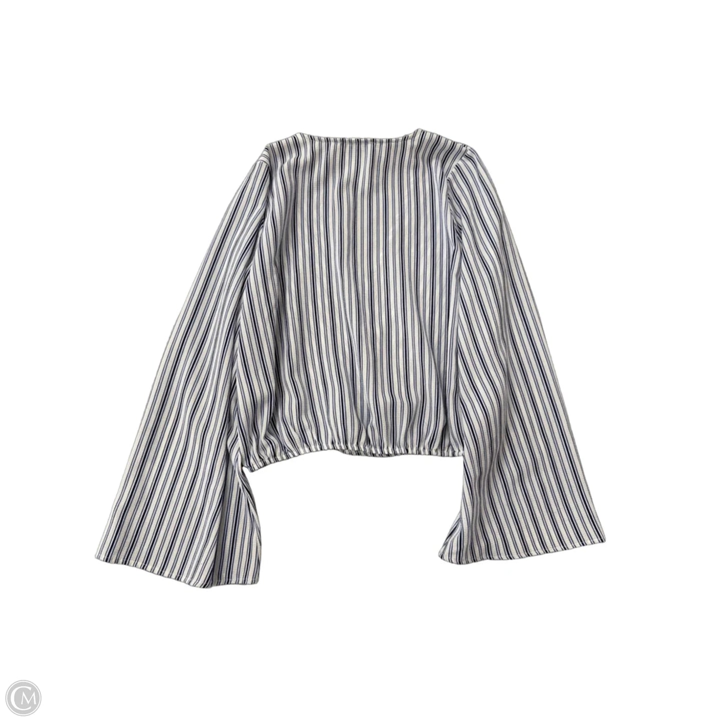 Top Long Sleeve By Sadie & Sage In Striped Pattern, Size: M