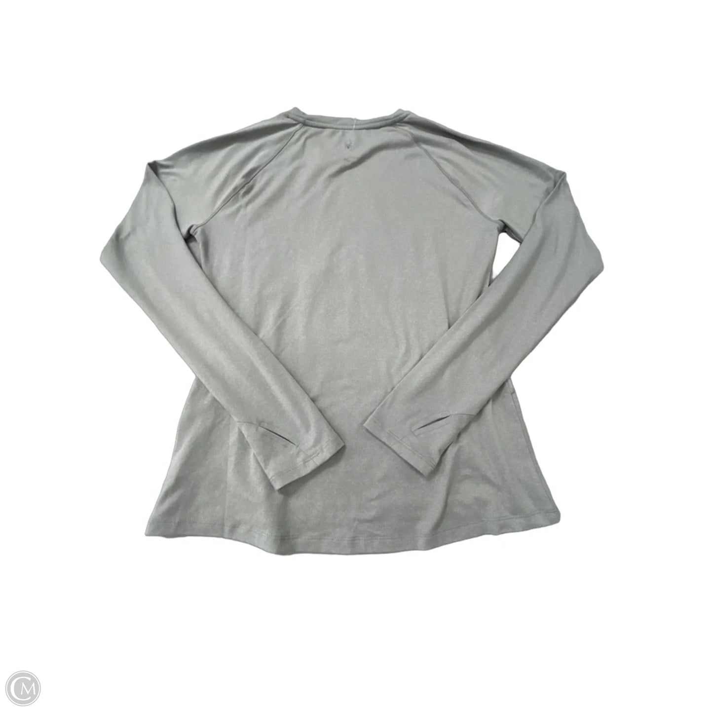 Athletic Top Long Sleeve Crewneck By Spyder In Grey, Size: M