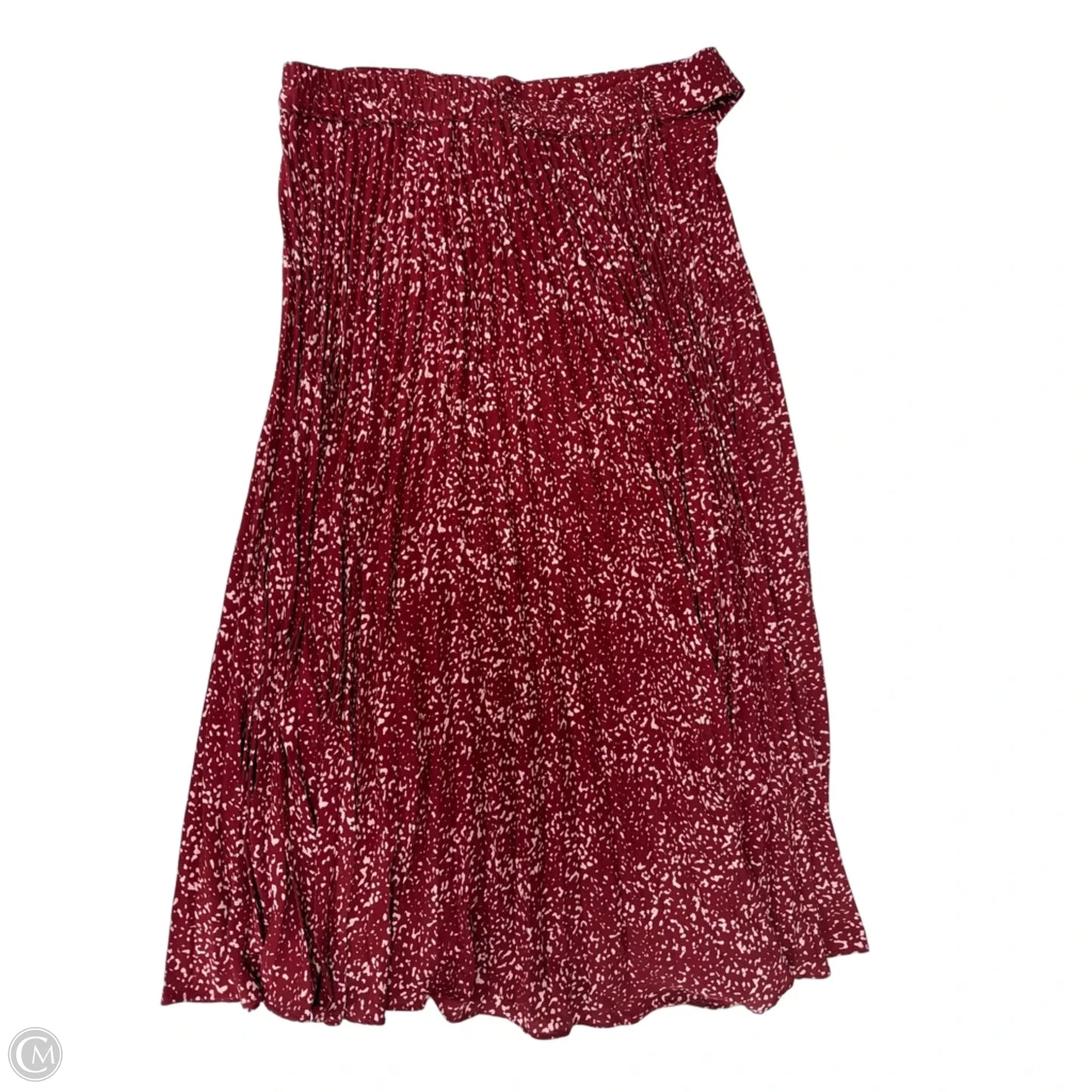 Skirt Midi By Skies Are Blue In Red, Size: S