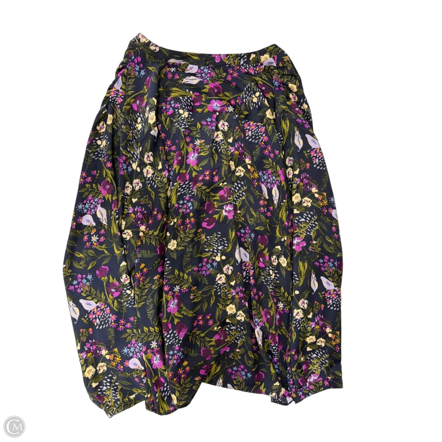 Top Long Sleeve By Ava & Viv In Floral Print, Size: 4x