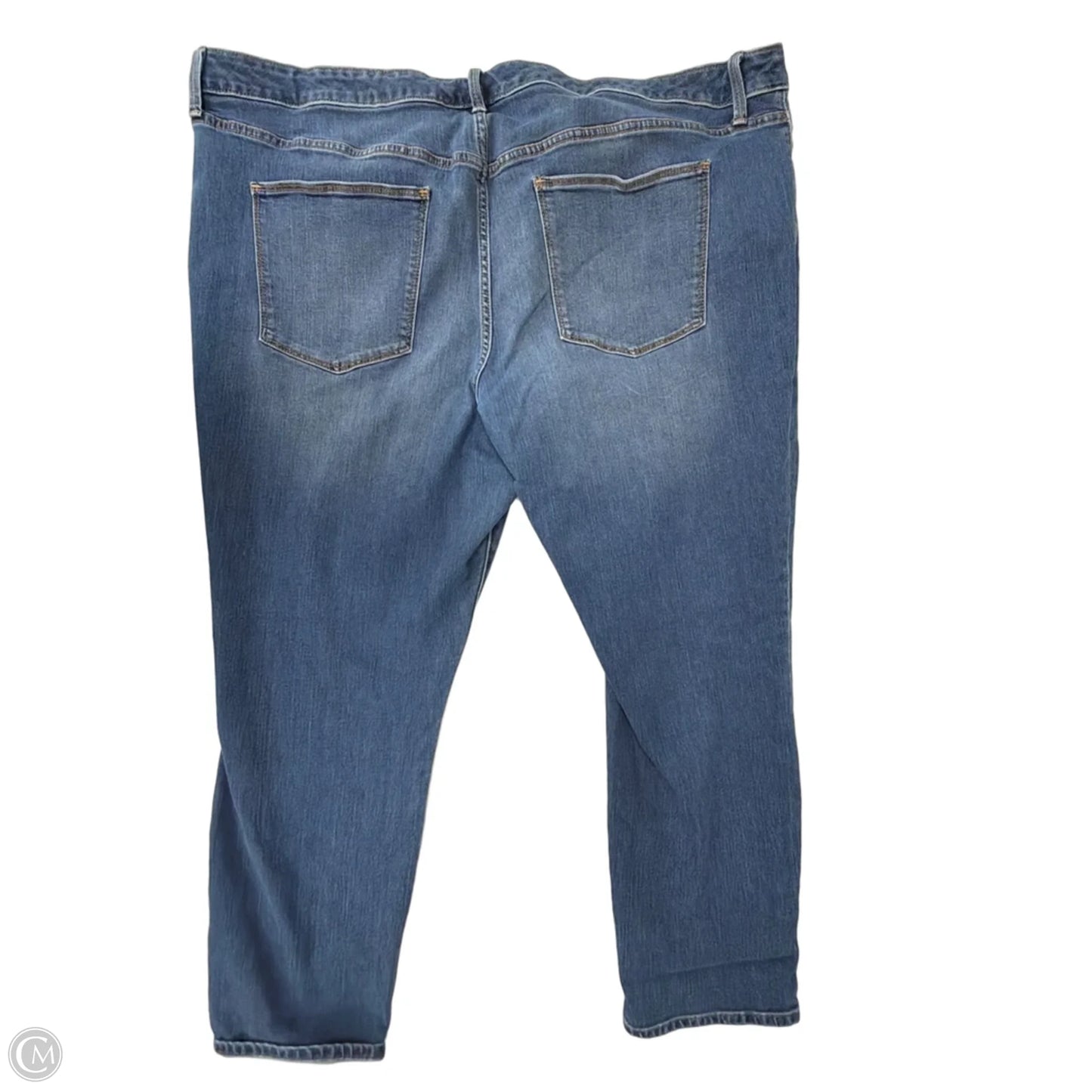 Jeans Cropped By Universal Thread In Blue Denim, Size: 26