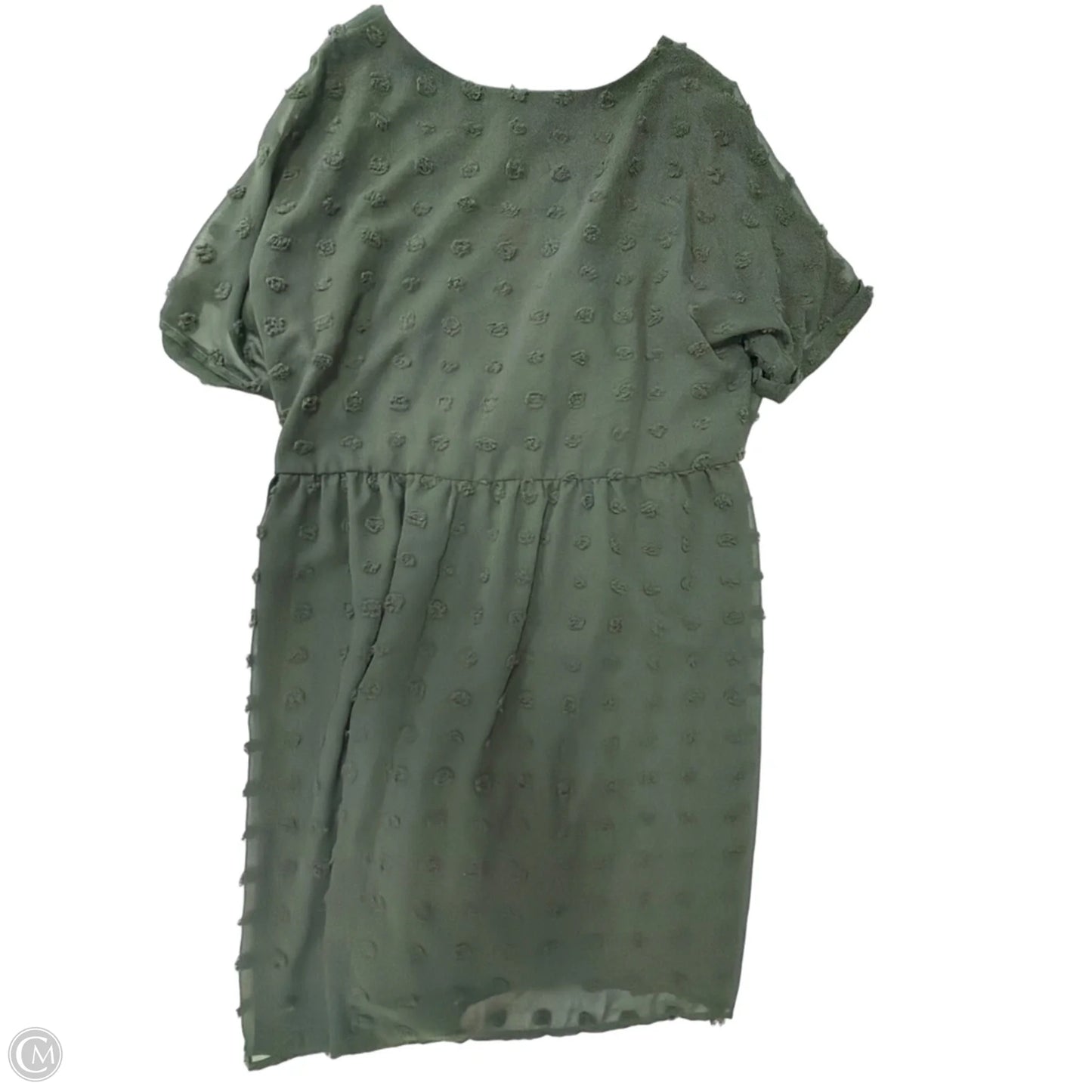 Dress Casual Short By Kirundo In Green, Size: Xl