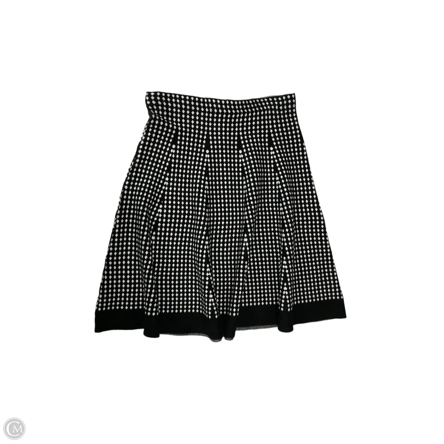 Skirt Mini & Short By Clothes Mentor In Black & White, Size: M