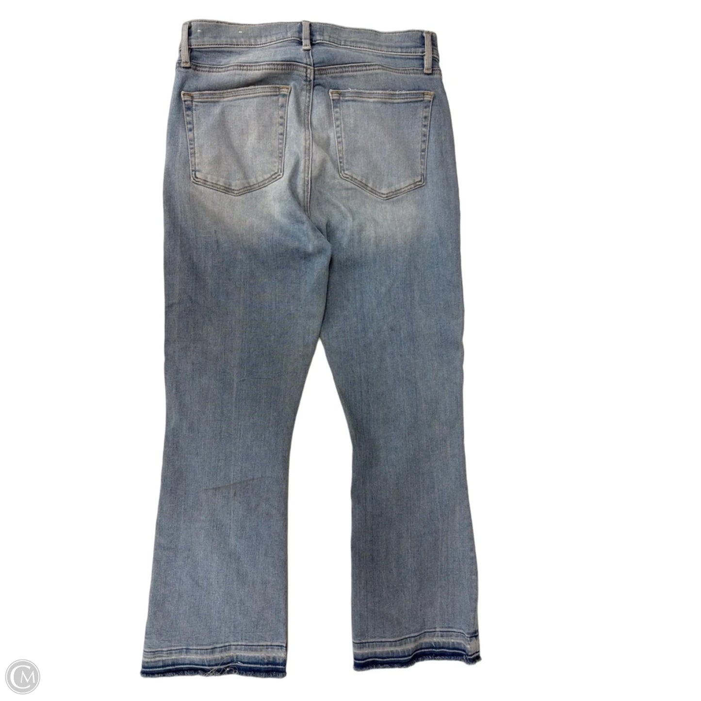 Jeans Flared By Loft In Blue Denim, Size: 6